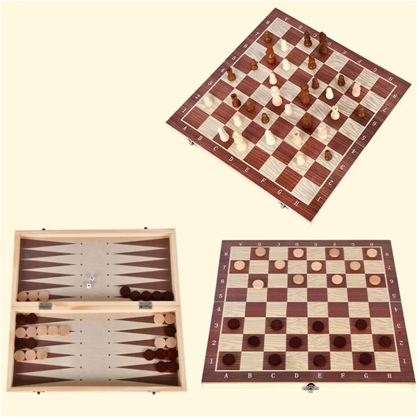 Board Games Chess 3 In 1