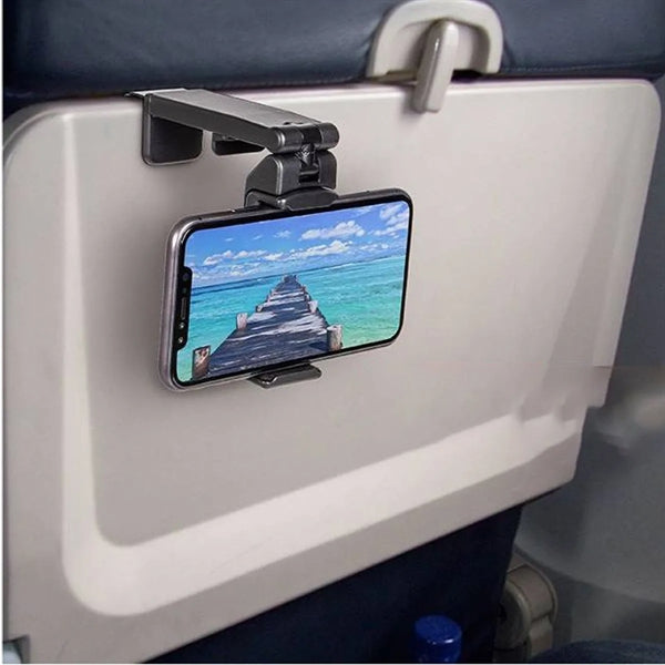 Airplane Flight Phone Holder Foldable Adjustable 360 Degree