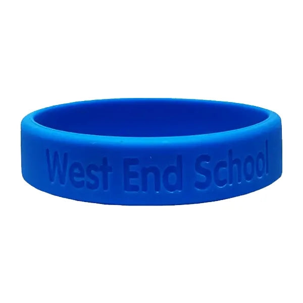 Debossed - 3/4 inch Wristband