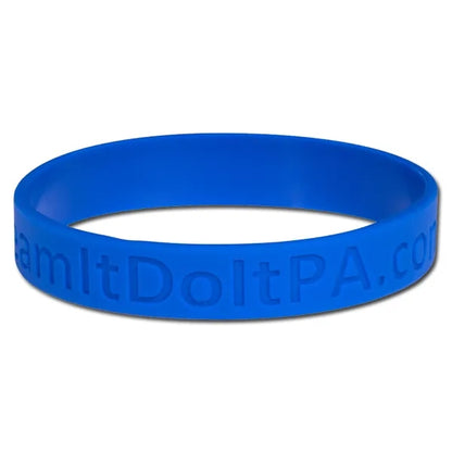 Debossed Silicone Wristband Bracelet