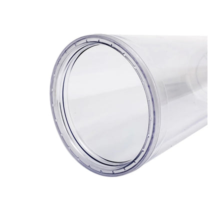 16Oz Classic Transparent Insulated Double Wall Tumbler Cup