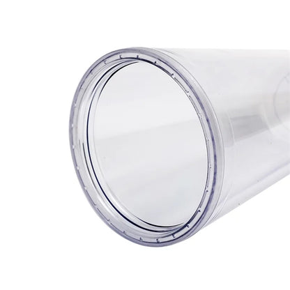 24Oz Classic Transparent Insulated Double Wall Tumbler Cup