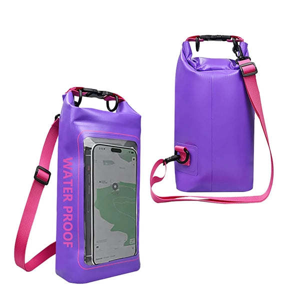 Waterproof Dry Bag 2L Roll Top Storage Backpack