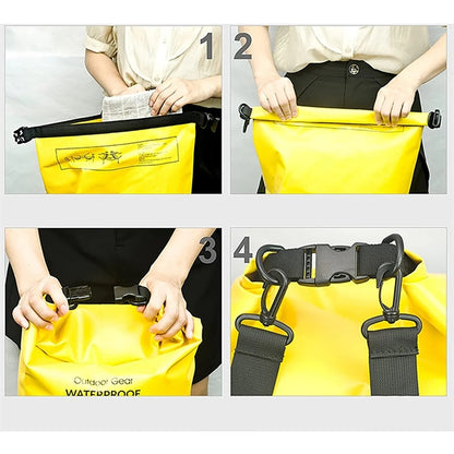 5L/10L/15L/20L/30L Roll Top Waterproof Backpack Dry Bag