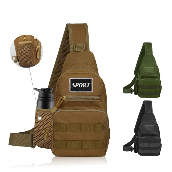 OUTDOOR TACTICAL SLING BAG ( 12'' x 6.7'' x 4'' )