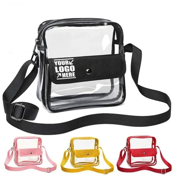 Clear Messenger Shoulder Bag