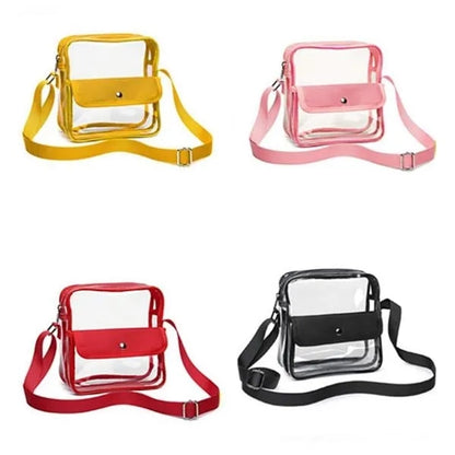 Clear Messenger Shoulder Bag