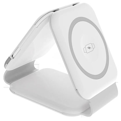 3-In-1 Wireless Charging Station Compact Cable Card