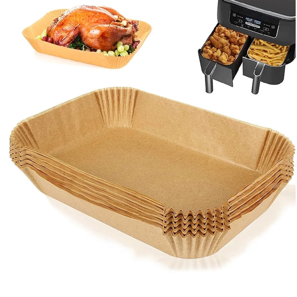 Air Fryer Liners Disposable Rectangle 100 Pcs