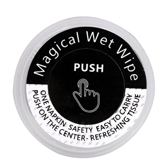 Press Hand Wipes Disposable Portable Individual Compressed