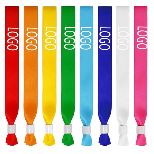 Customized Promotional Woven Fabric Wristbands
