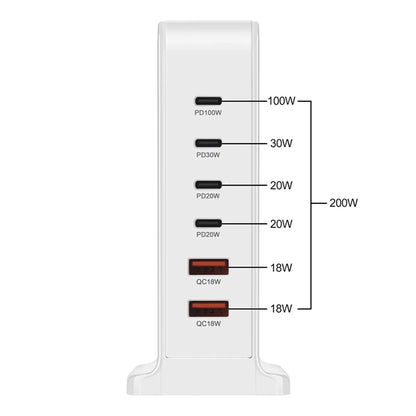 6-Port Charging Station