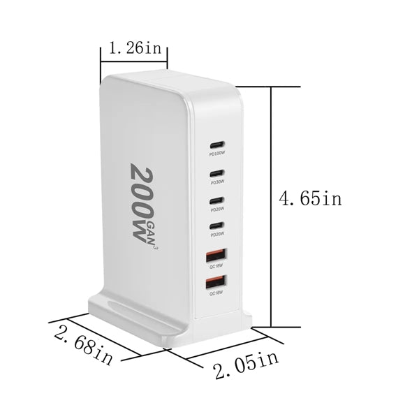 6-Port Charging Station