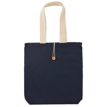 11.5 oz. Cotton Canvas Button-Up Tote Bag