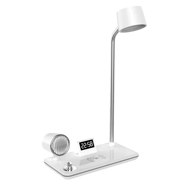 Smart Wireless Charging Desk Lamp with Bluetooth Speaker Clo