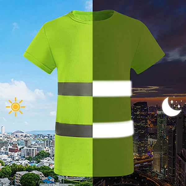 Reflective Safety Polo Short Sleeve