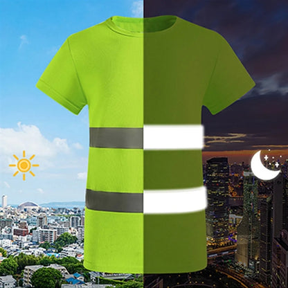Reflective Safety Polo Short Sleeve
