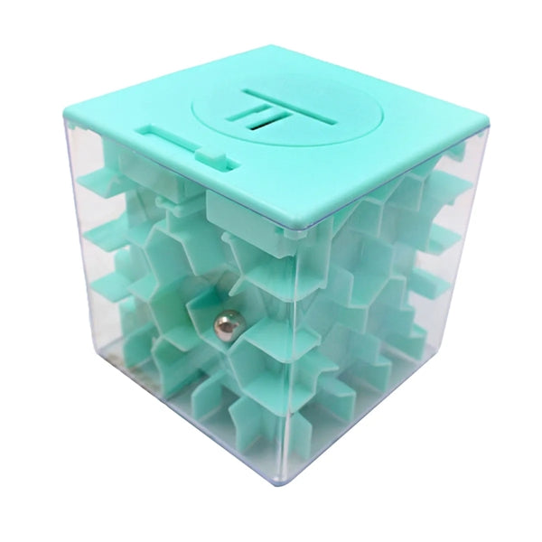 3D Cube Money Maze Bank
