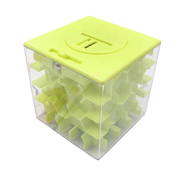 3D Cube Money Maze Bank