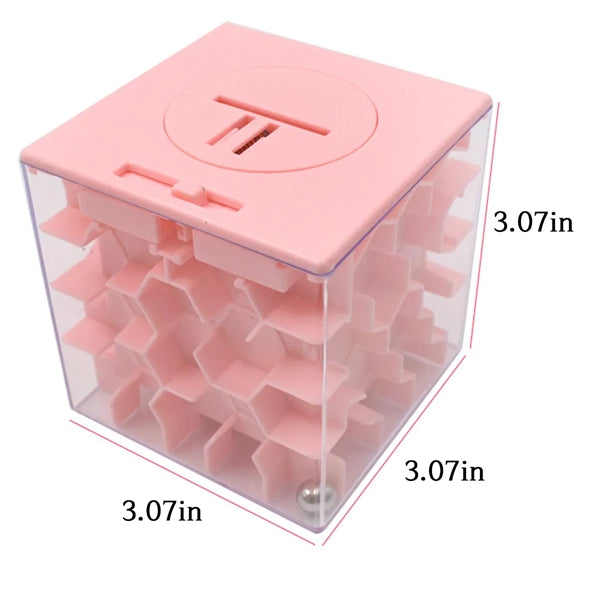 3D Cube Money Maze Bank