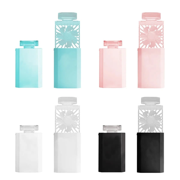USB Perfume Bottle Shape Rechargeable Mini Fan