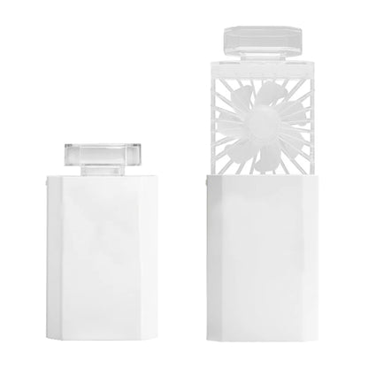 USB Perfume Bottle Shape Rechargeable Mini Fan