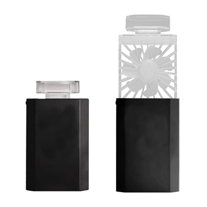 USB Perfume Bottle Shape Rechargeable Mini Fan