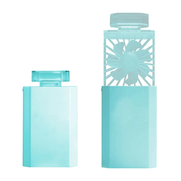 USB Perfume Bottle Shape Rechargeable Mini Fan