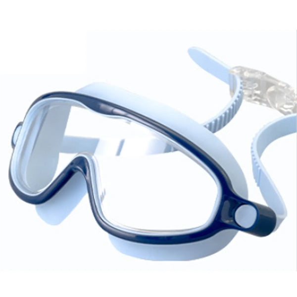 Big Frame Diving Adjustable Soft Clear Lens Swim Glasses