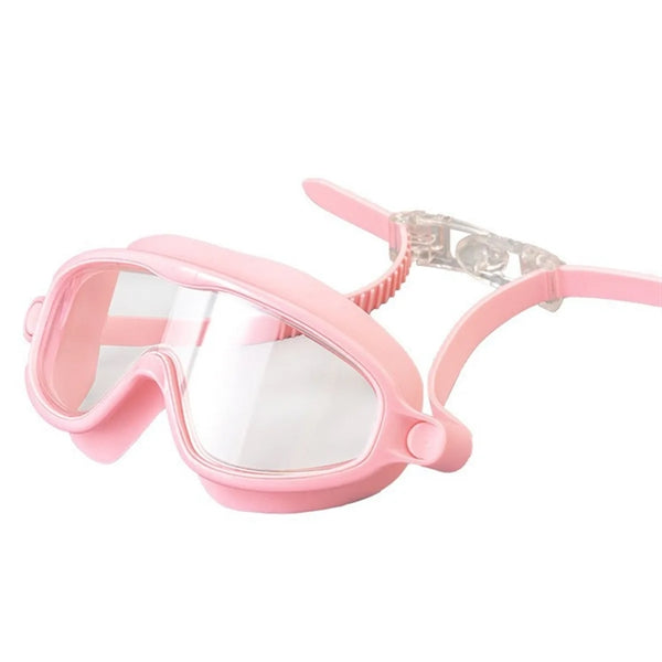 Big Frame Diving Adjustable Soft Clear Lens Swim Glasses