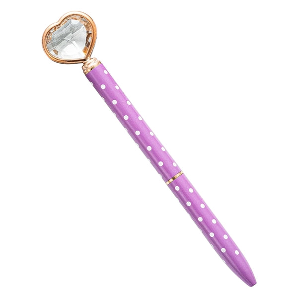 Heart Diamond Metal Pen