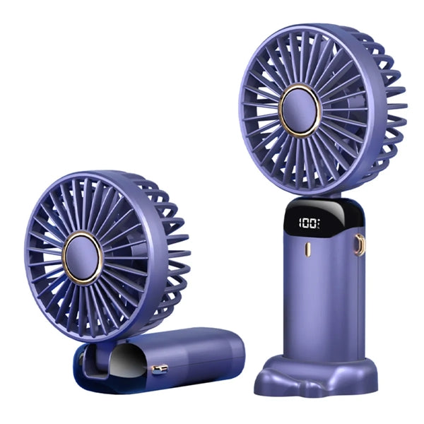 Foldable Screen Display Handheld Fan