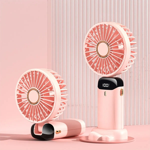 Foldable Screen Display Handheld Fan