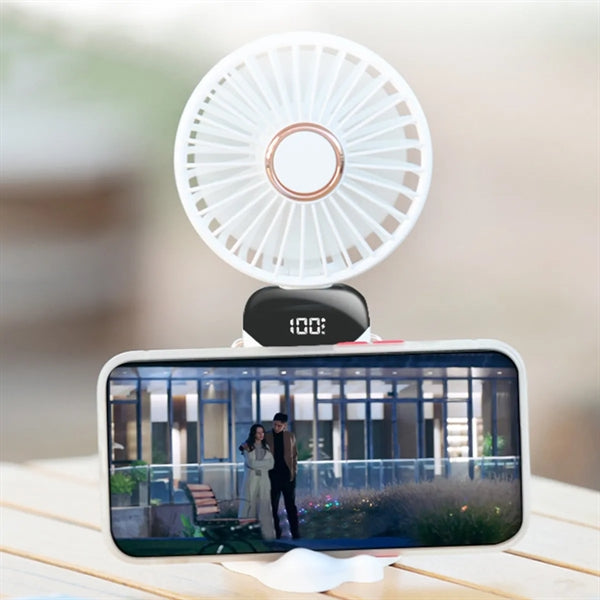 Foldable Screen Display Handheld Fan