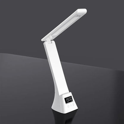 Foldable Smart LED Desk Lamp with Wireless Charger Digital C