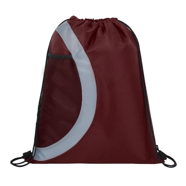 ARCHES DRAWSTRING BACKPACK WITH MESH POCKET