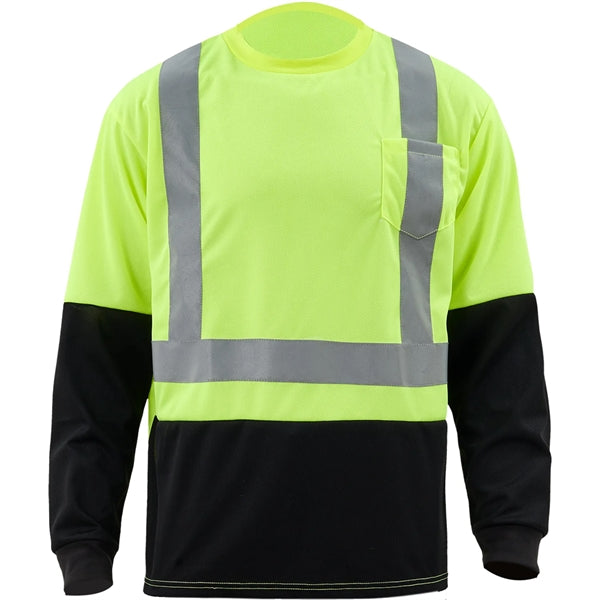 Hi Vis Class 2 Reflective Color Block Safety Pocket T-Shirt