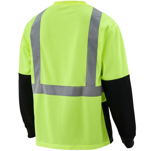 Hi Vis Class 2 Reflective Color Block Safety Pocket T-Shirt