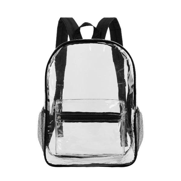 CLEAR PVC WATERPROOF STADIUM BACKPACK