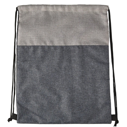 Heathered N' Jute Drawstring Backpack