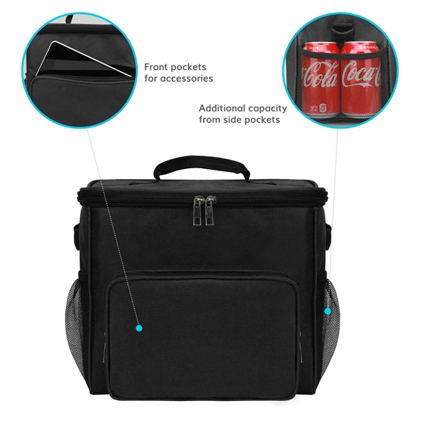 Cubic 12-Can Insulated Cooler Bag