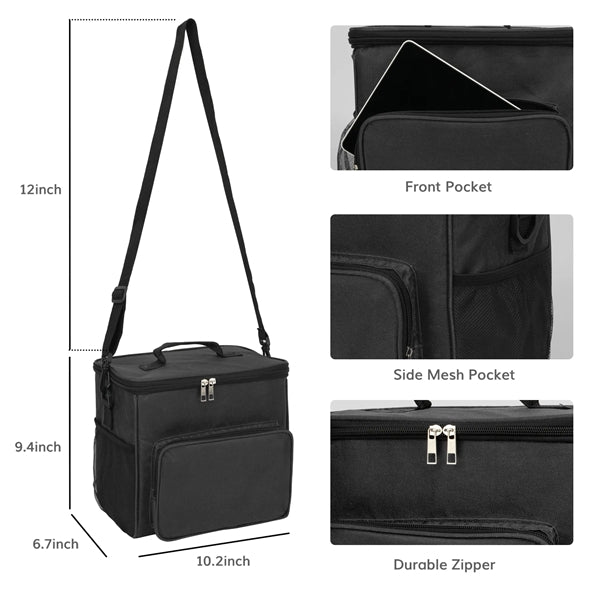 Cubic 12-Can Insulated Cooler Bag