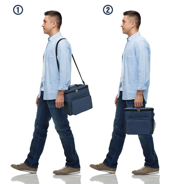 Cubic 12-Can Insulated Cooler Bag