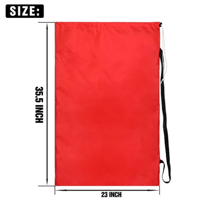 Drawstring Laundry Bag With Shoulder Strap ( 35.5" x 23" )