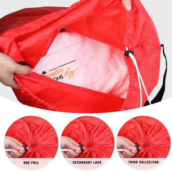 Drawstring Laundry Bag With Shoulder Strap ( 35.5" x 23" )