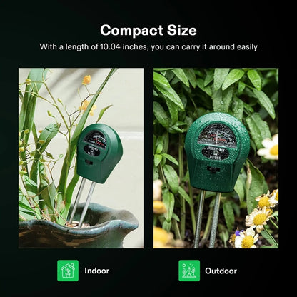 3-in-1 Soil Moisture/Light/pH Meter