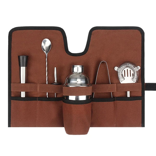 Canvas Bartender Roll Strap Bag