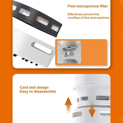 Desktop Vacuum Cleaner with Lamp Wirleess charging Fan Alarm