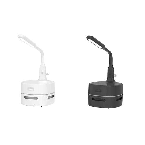 Desktop Vacuum Cleaner with Lamp Wirleess charging Fan Alarm