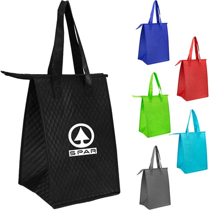 Non-Woven Lunch Cooler Tote Bag (9" x 13" x 6.5")